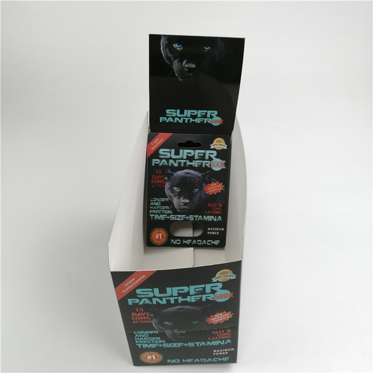 Cartão Lenticular de empacotamento do cartão 600k 700k da bolha do comprimido masculino do sexo do rinoceronte 3d dos comprimidos do realce