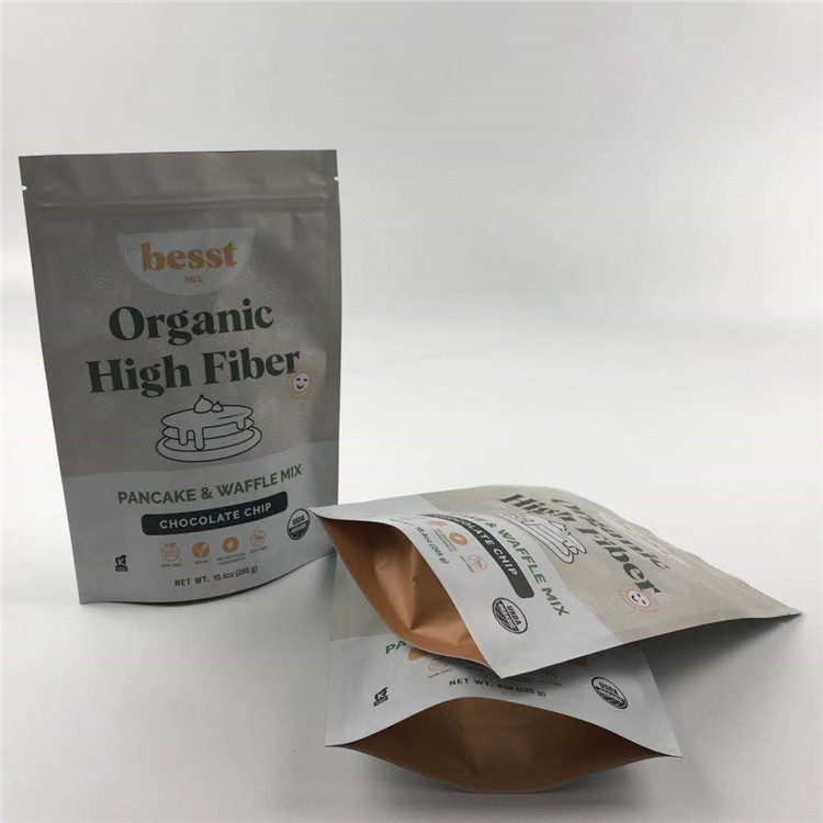 Levante-se o malote do zíper com janela Doypack para frutos secos