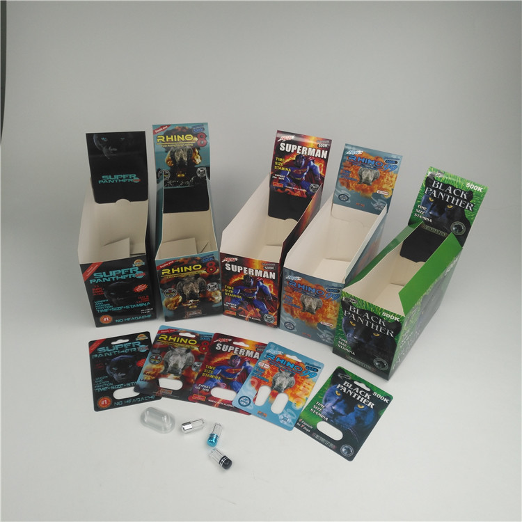 Cartão da bolha do GV 200mic 3d para os comprimidos masculinos 500K 600k