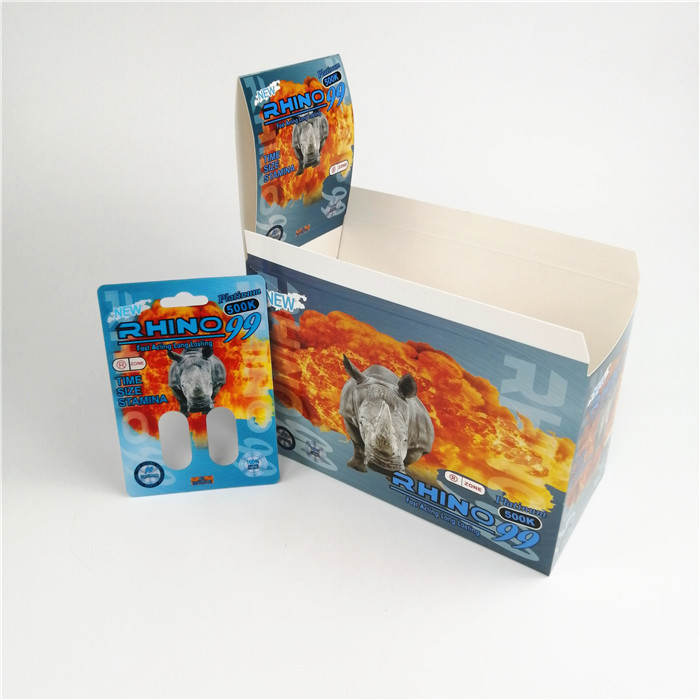 Rinoceronte de empacotamento 600K 700K do cartão super da bolha da pantera