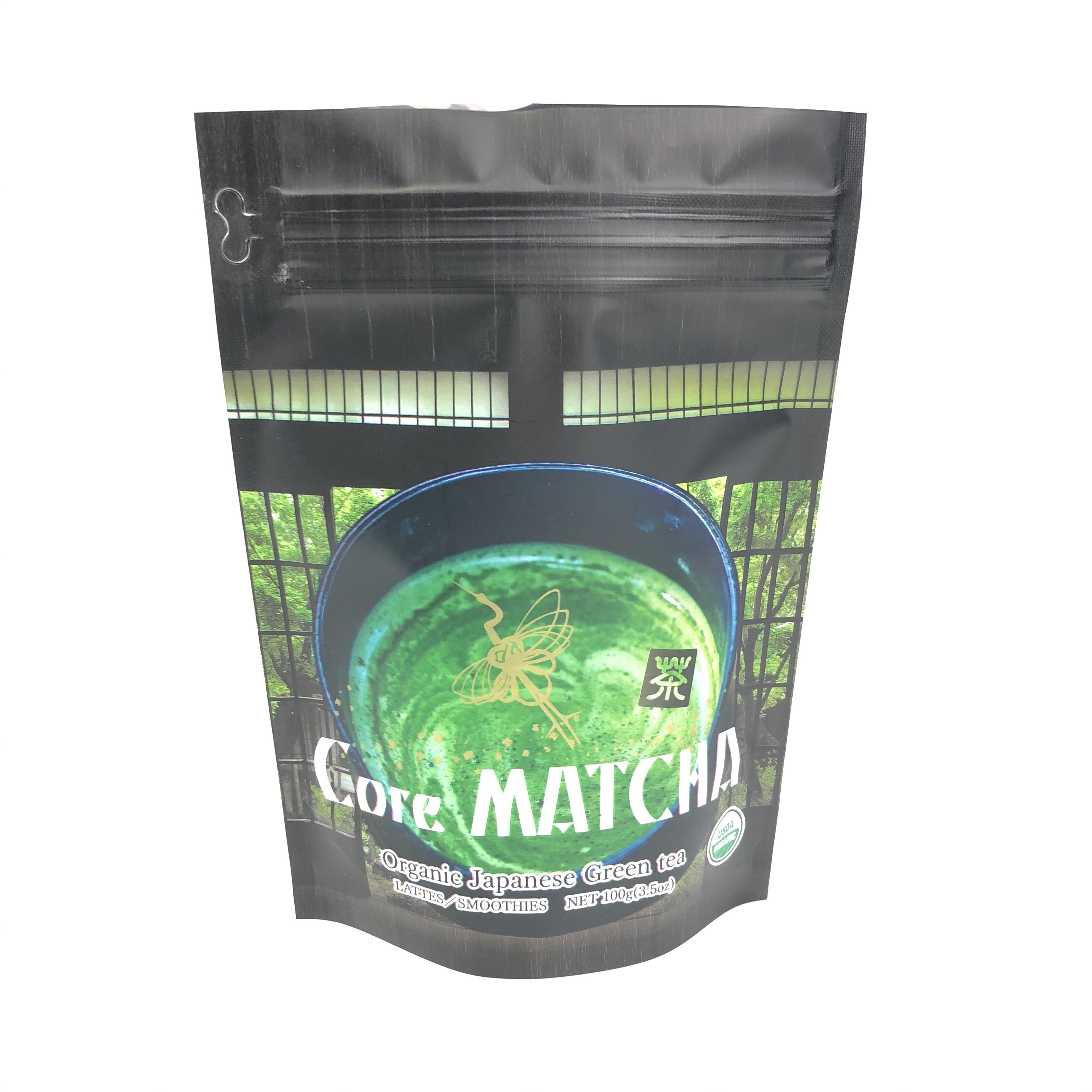 Os MOPP Resealable levantam-se o malote 120 mícrons para o chá verde