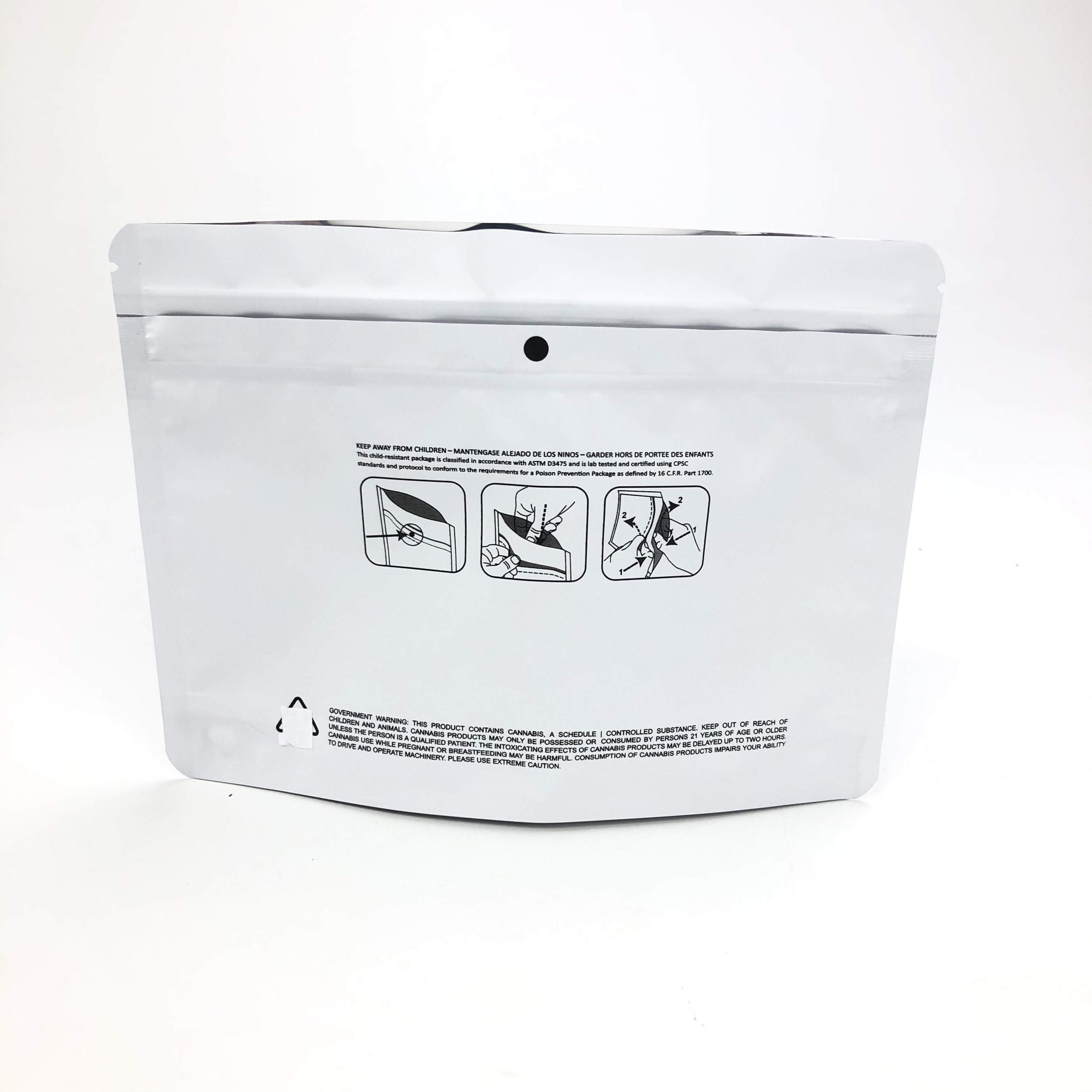 250g 500g sem perigo para as crianças levantam-se o malote VMPET para o pó da proteína