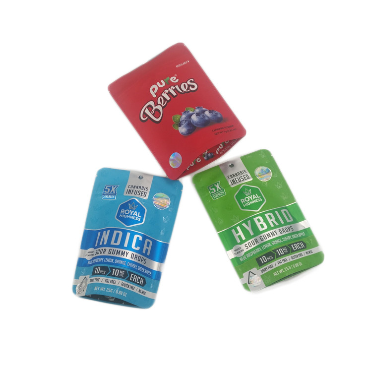 Sacos do cannabis da folha de alumínio do cânhamo 7g 3.5g das flores