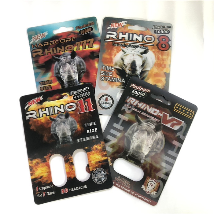 cartão da bolha do magnum 24K 3d de 89x127mm para comprimidos sexuais do realce