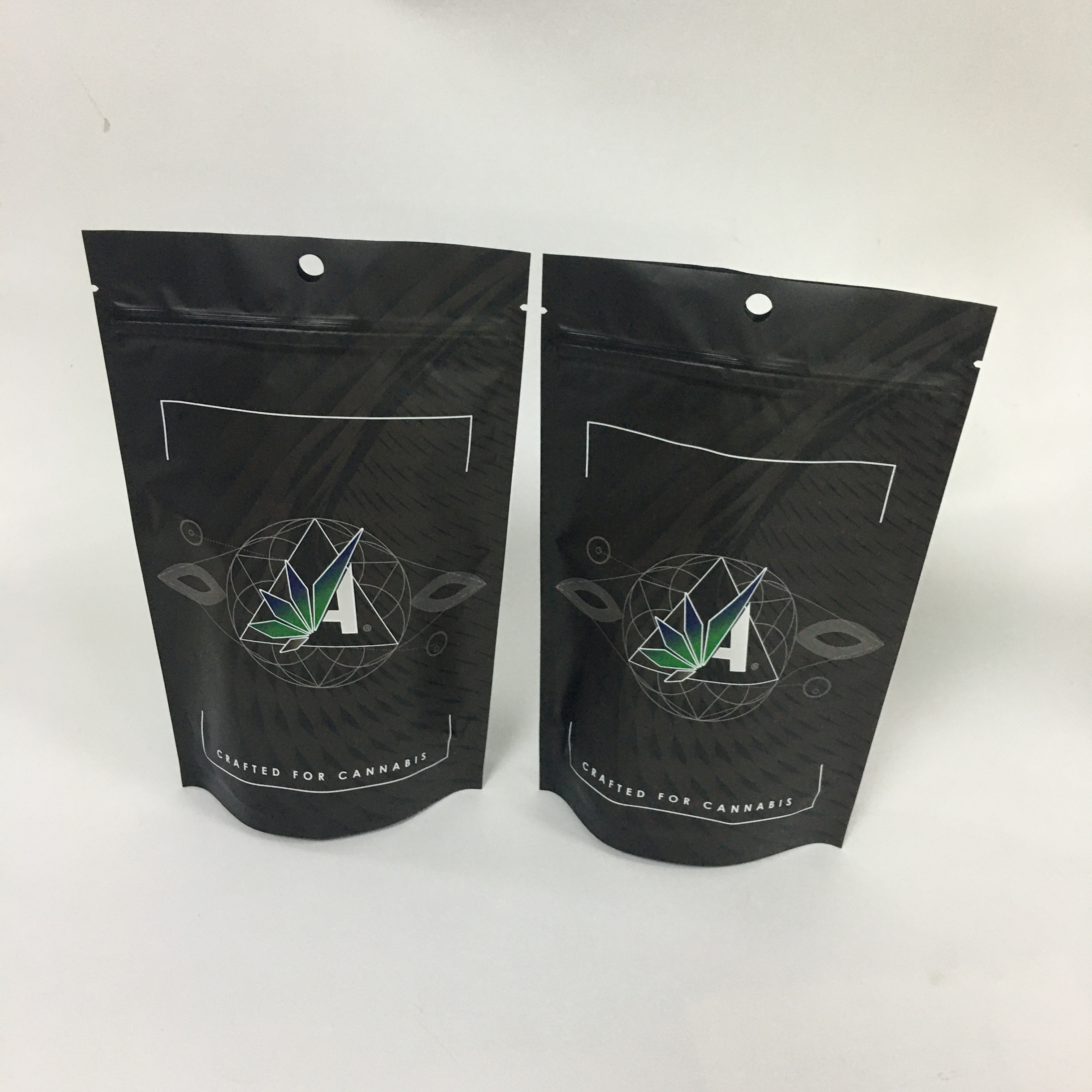 Malote 102*165mm do zíper de Tooba da erva daninha do MOPP 140micron