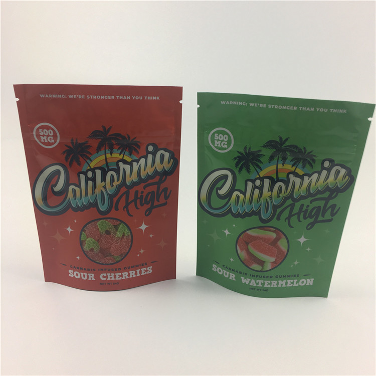 A erva daninha das cookies 3.5g VMPET 100micron levanta-se o malote para CBD