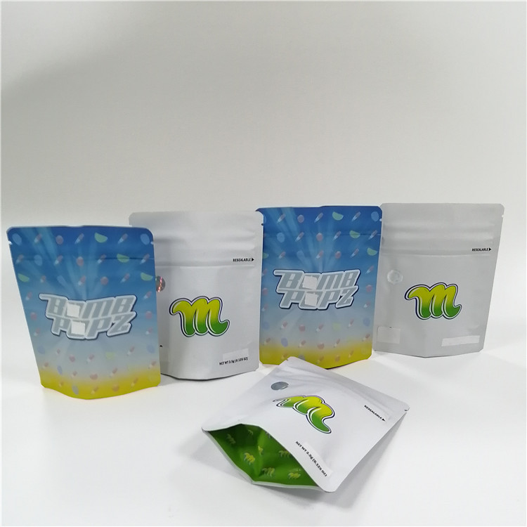 Sugar Zip Lock Mylar Stand acima dos sacos de plástico cheira para impermeabilizar a impressão UV