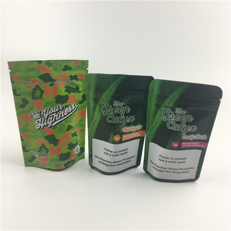 Malote feito sob encomenda da folha de Logo Plastic Candy Edible Mylar que empacota reusável impresso