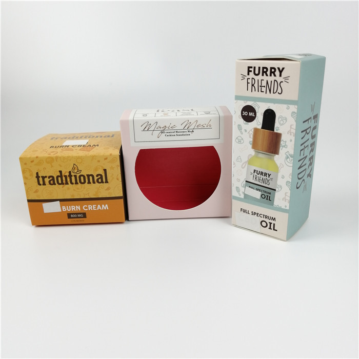 O costume de carimbo quente das cookies do cartão imprimiu as caixas de papel com logotipo privado