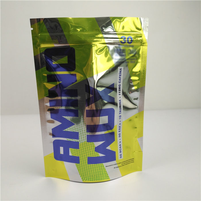 Malotes de plástico coloridos lustrosos do fechamento do fecho de correr do petisco que empacotam a prova do cheiro