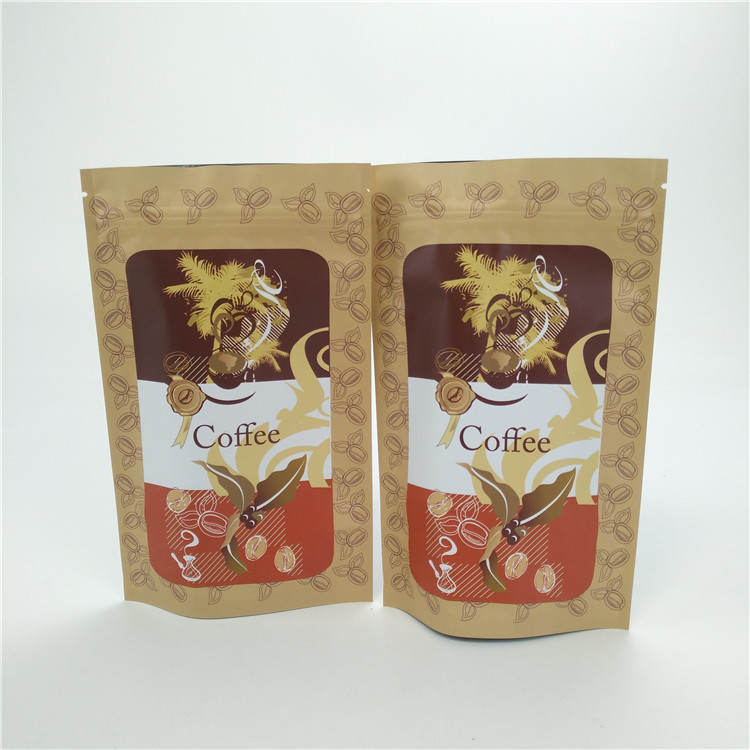 Pacote do papel de embalagem que fabrica sacos Resealable por atacado do saco de café com logotipo