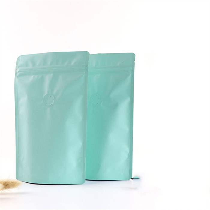 Gravure que imprime sacos de café de Matte Finish Aluminum Foil Zipper com válvula