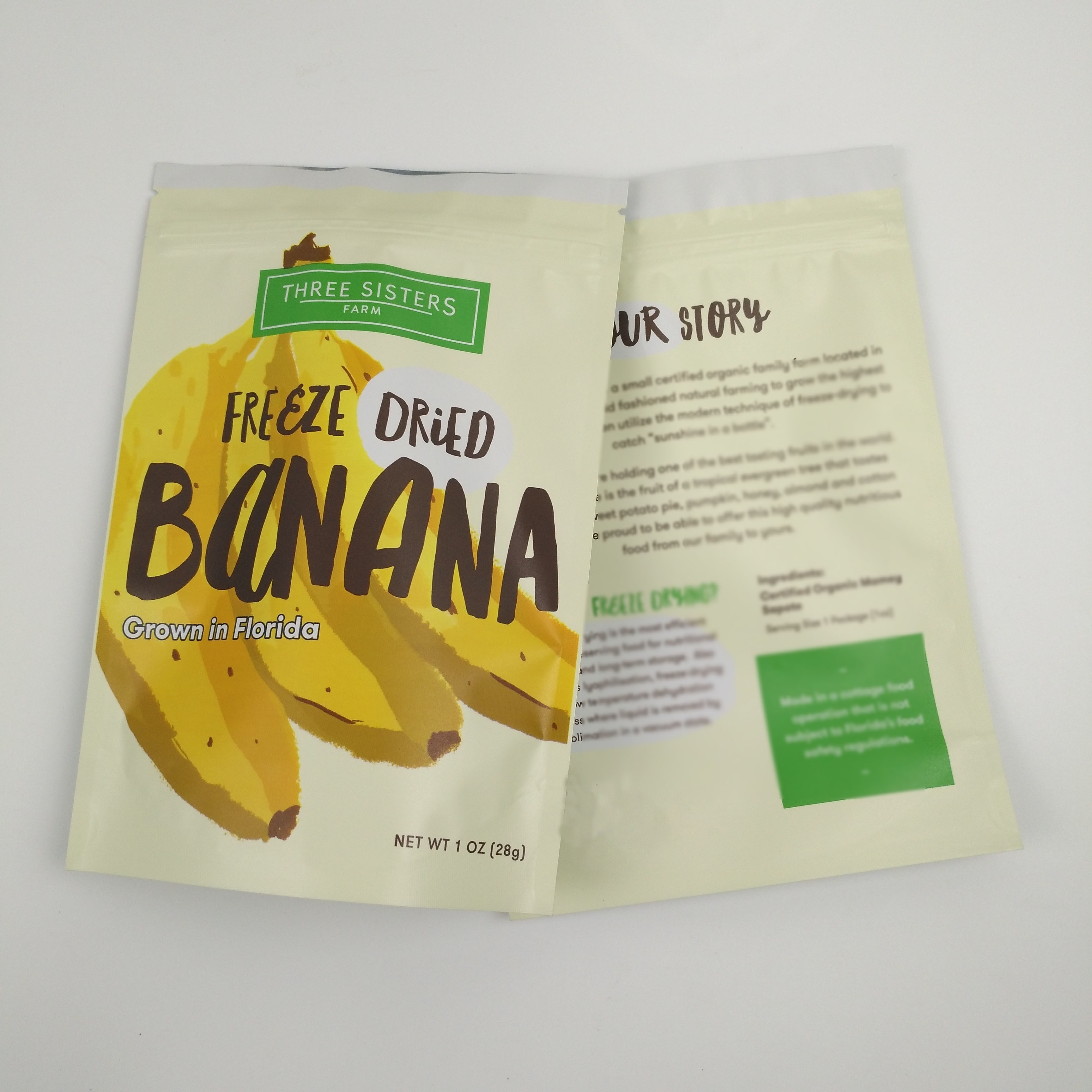 O suporte seco plástico feito sob encomenda do alumínio do fruto acima do Gravure do malote imprimiu