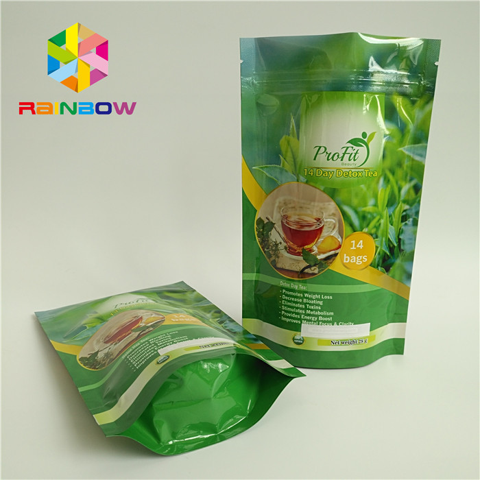 Resealable recicle o suporte do petisco acima dos sacos Ziplock laminados aquecem-se - selado