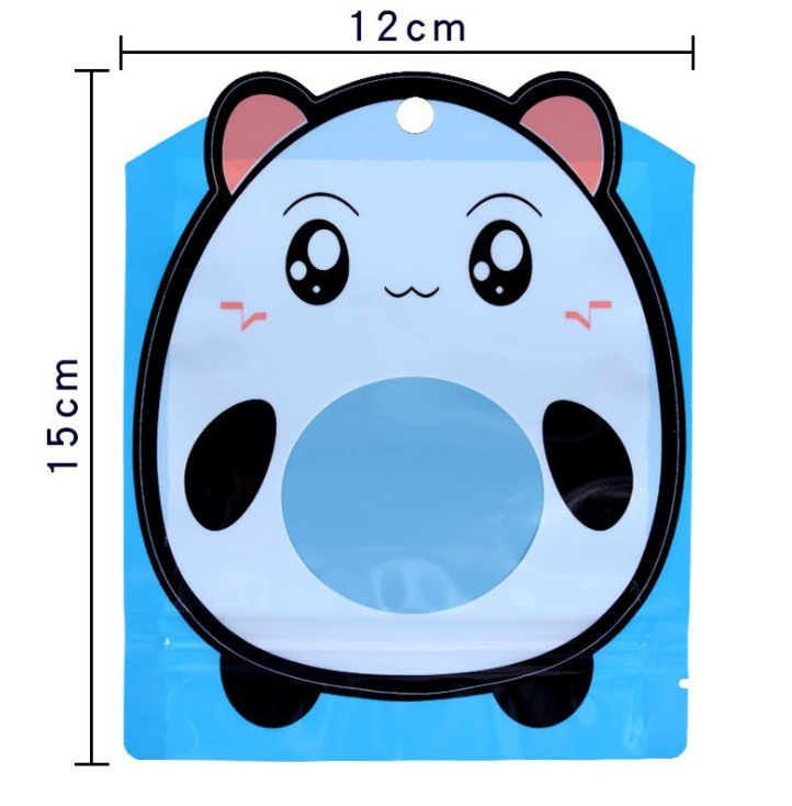 Calor lateral da forma irregular 3 - os sacos de plástico selados cheiram a prova para doces