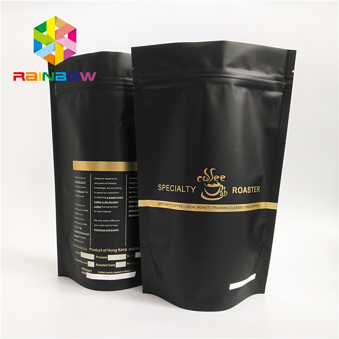 O malote congelado do suporte da folha de alumínio do fechamento do fecho de correr do alimento acima geou Resealable