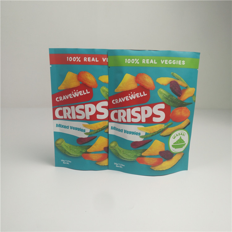 Malote misturado orgânico 35g de Matte Mylar Aluminum Stand Up dos vegetais secados