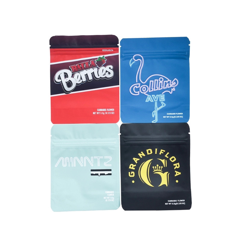 A erva daninha que empacota sacos comestíveis de Mylar de 3,5 gramas aquece-se - o fechamento selado do fecho de correr da prova do cheiro ensaca Honey Sachet