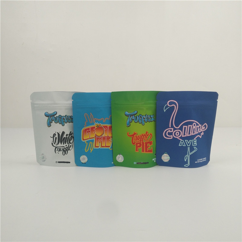 3,5 g Edibles Mylar ensacam o saco comestível gomoso macio de empacotamento do malote dos doces da prova do cheiro