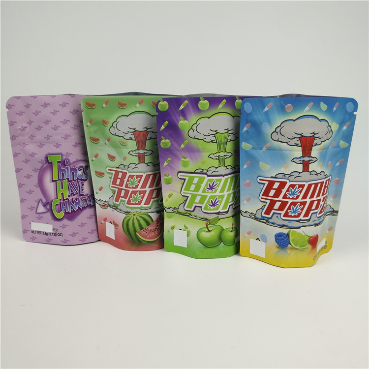 o Ziplock de Mylar da erva daninha 3.5G ensaca o produto comestível material laminado