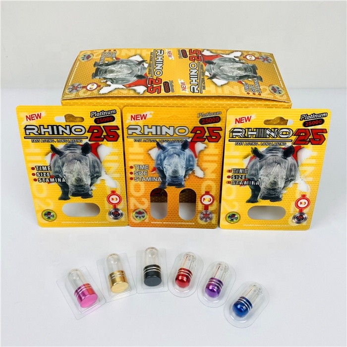 cartão da bolha do rinoceronte 69 1000k 3d do marfim 250G para o empacotamento da cápsula