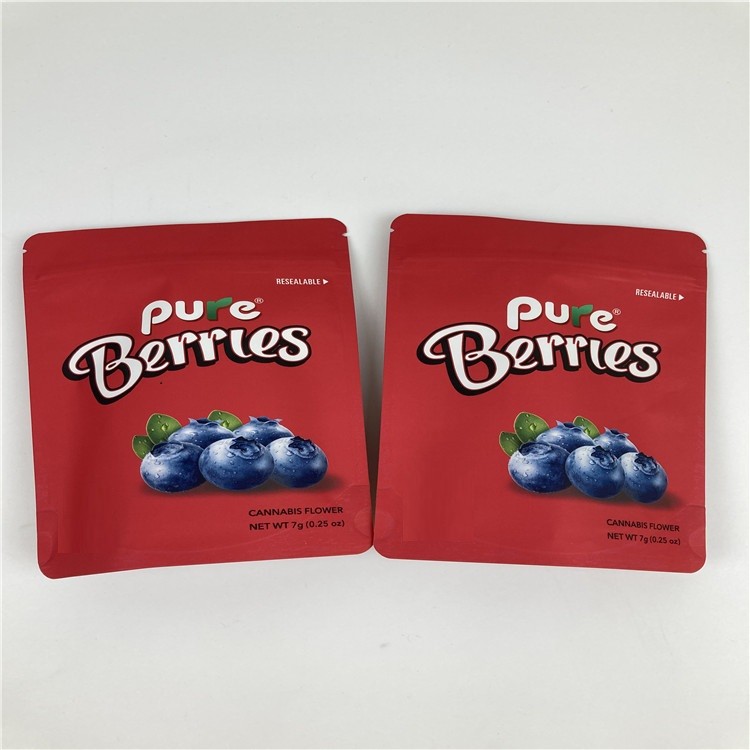 Malote de empacotamento da folha do fechamento do fecho de correr do saco 3.5g Cbd da flor do cannabis de BOPP VMPET 1/8oz