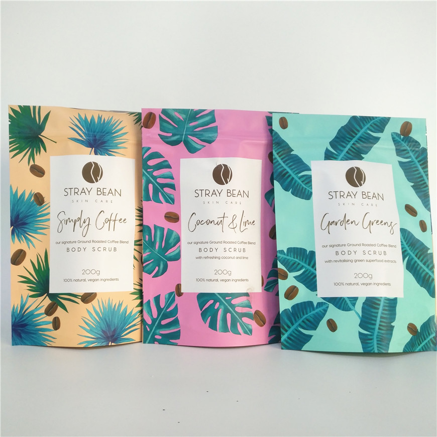 Malote de empacotamento de Mylar da folha de alumínio do saco 100g 200g de sal de banho do vmpet do resíduo metálico OPP