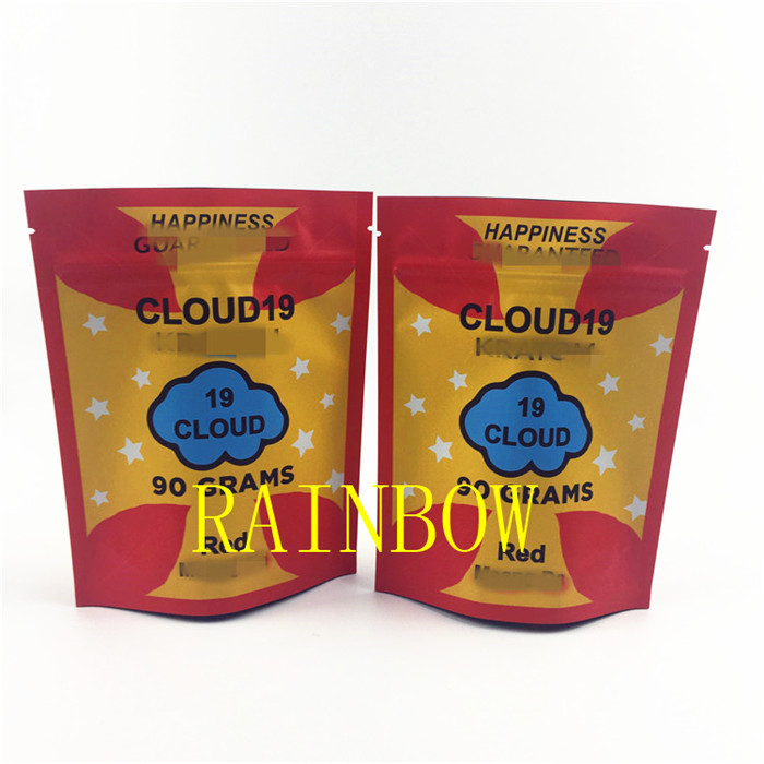 A cookie plástica de FDA 120mic Mylar Edibles ensaca o malote do zíper da folha da semente de VMPET