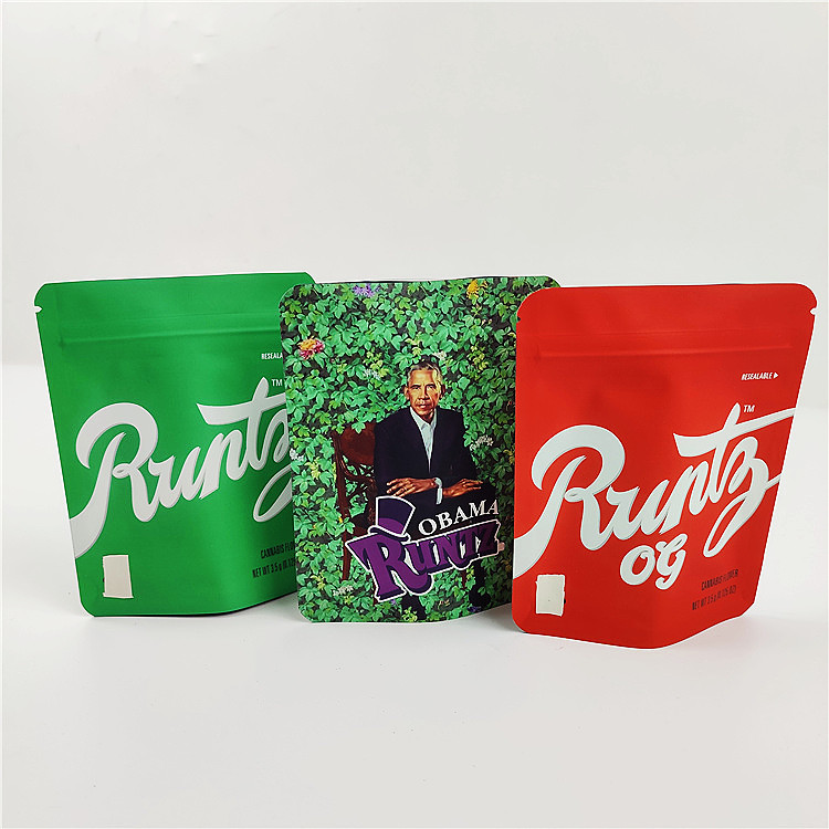 A prova biodegradável do cheiro do GV 100mic CMYK ensaca VMPET Resealable MOPP