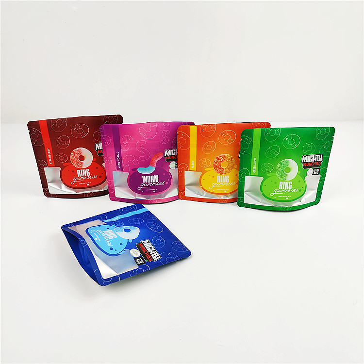 a folha da prova do cheiro do GV de 14g CBD ensaca o saco de empacotamento gomoso de 80mic Mylar