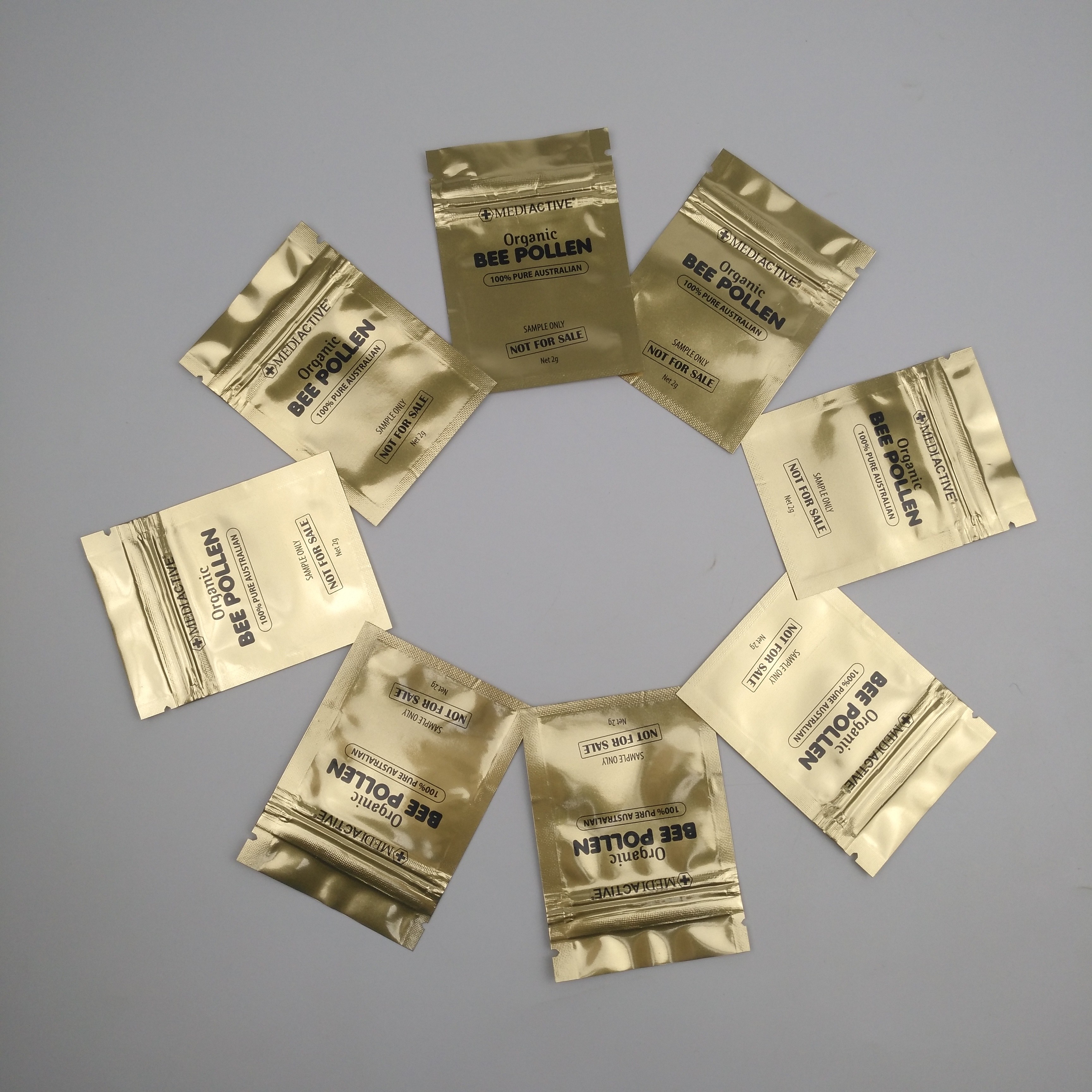 Malotes plásticos do Gravure 100mic CMYK que empacotam o malote liso do zíper do GV VMPET