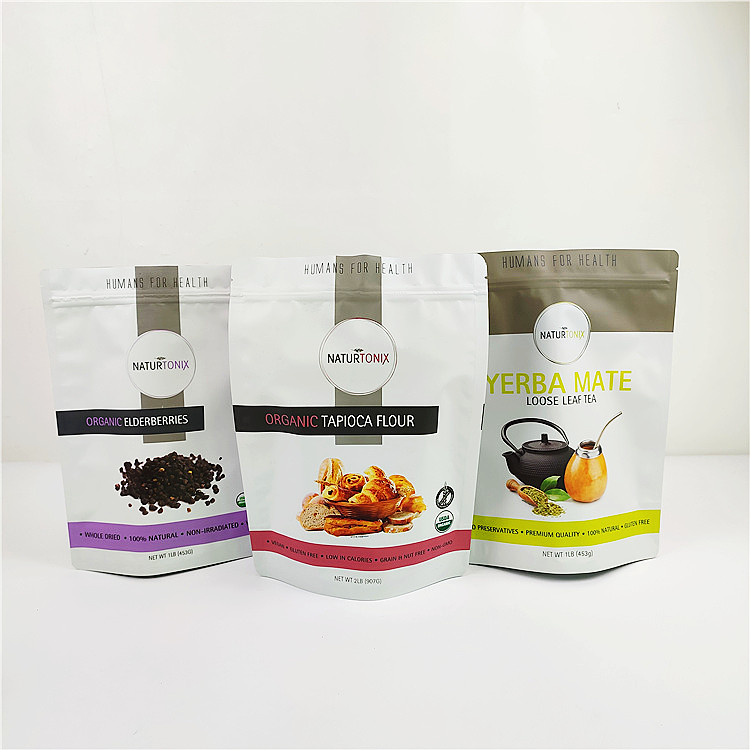 O Gravure 120mic laminou o suporte acima do saco do empacotamento plástico dos sacos VMPET MOPP do holograma