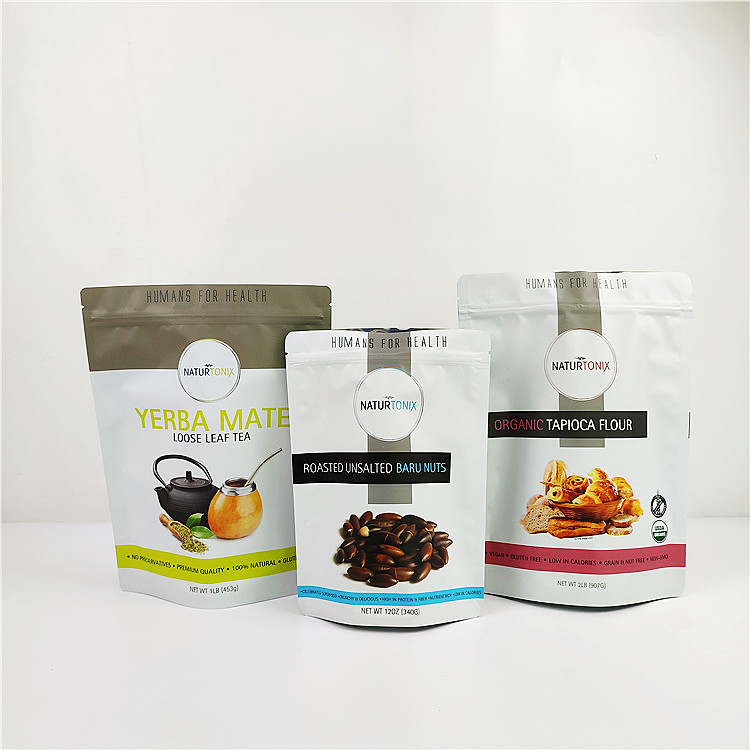 Impressão do Gravure do GV CMYK do malote plástico de folha de alumínio do produto comestível 120mic