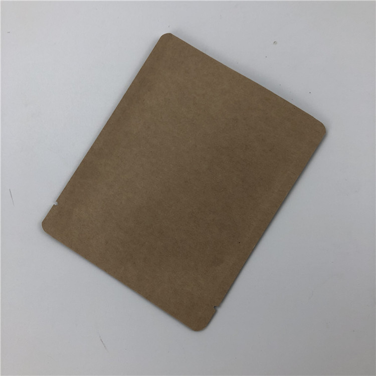 Empacotamento de alimento impermeável aluminizado três pacotes de alimento laterais do produto comestível de Fliter do gotejamento do saco de papel de kraft do selo