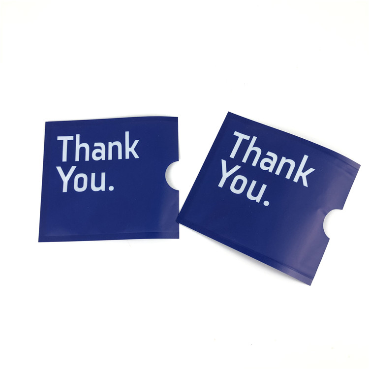 O costume imprimindo por atacado dá forma a sacos de empacotamento de Mylar do cartão plástico da inserção de Matte Opp Heat Sealing Custom