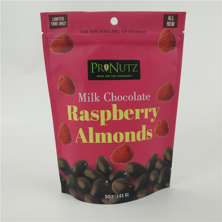 O malote plástico comestível de VMPET CMYK aquece-se - as porcas seladas do chocolate lascam 1.2C