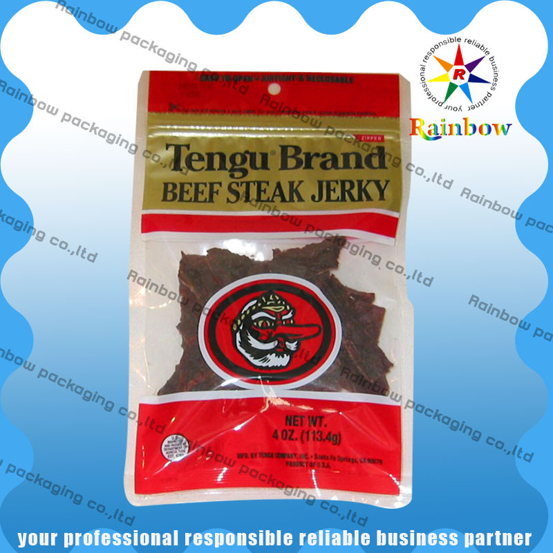 Saco da folha do produto comestível que empacota a impressão completa Calor-selada da janela clara