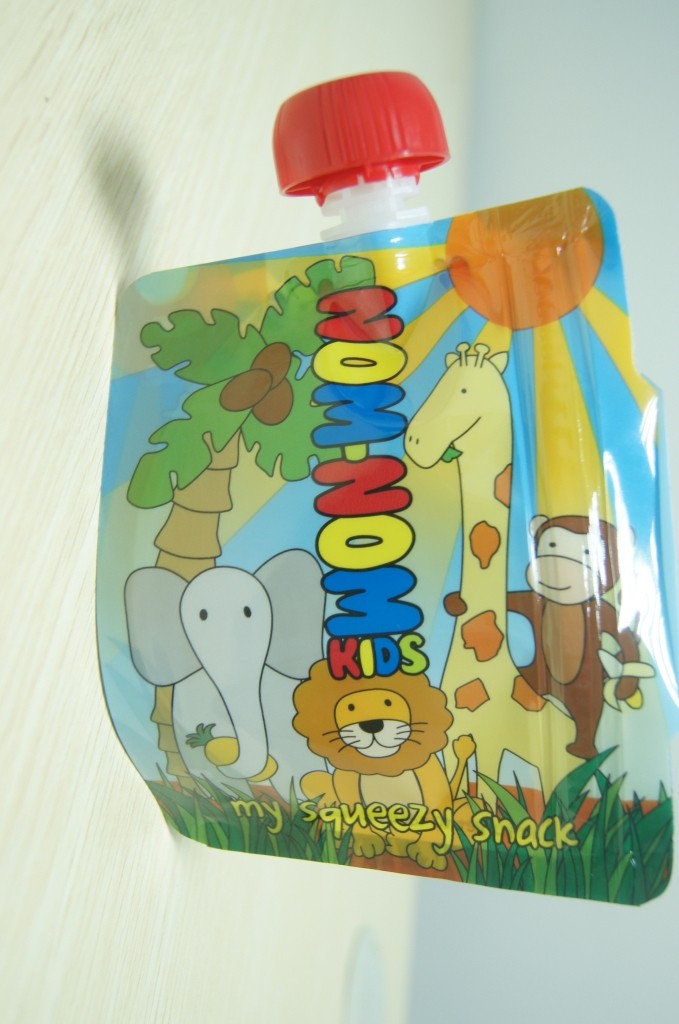 Malote material feito sob encomenda do bico da folha de alumínio do comida para bebé que empacota com impressão completa