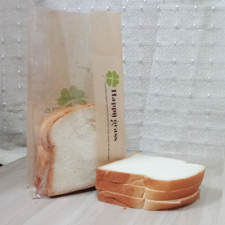 Esteja a janela personalizada alimento acima de embalagem dos sacos de papel de Kraft claramente para o pão