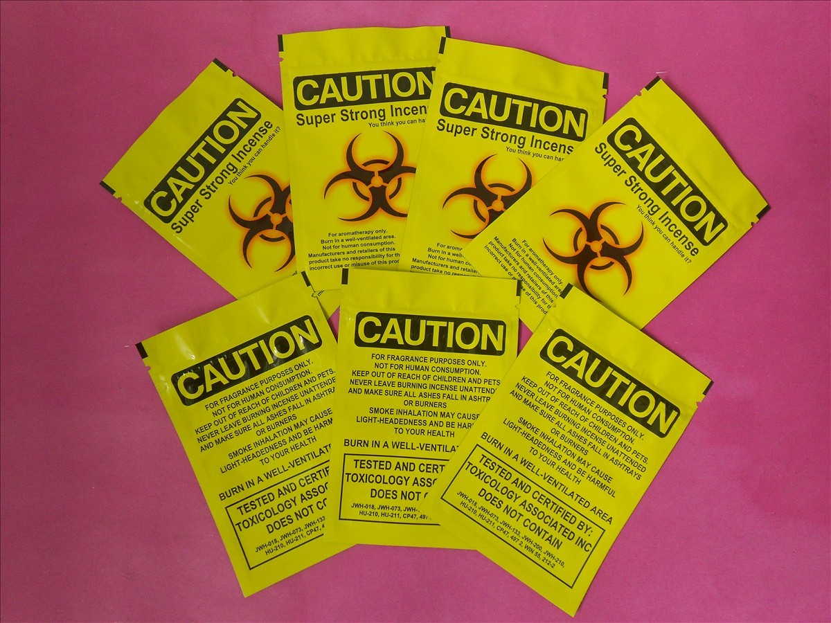 Não - escapamento, não - sacos de empacotamento do incenso erval da ruptura