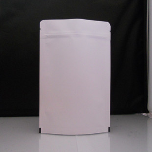 Grão/café que empacota o branco Resealable personalizado dos sacos de papel