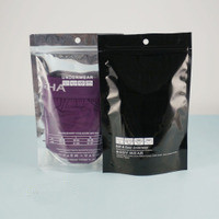 Levante-se brilhante reciclável do saco da folha de alumínio com selo do zíper