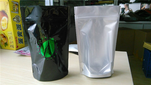 Malote feito sob encomenda da folha da impressão que empacota com o reforço do zíper e da parte inferior para o empacotamento do arroz