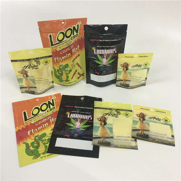 Cheire a prova que o Ziplock Resealable ensaca sacos holográficos plásticos da forma irregular