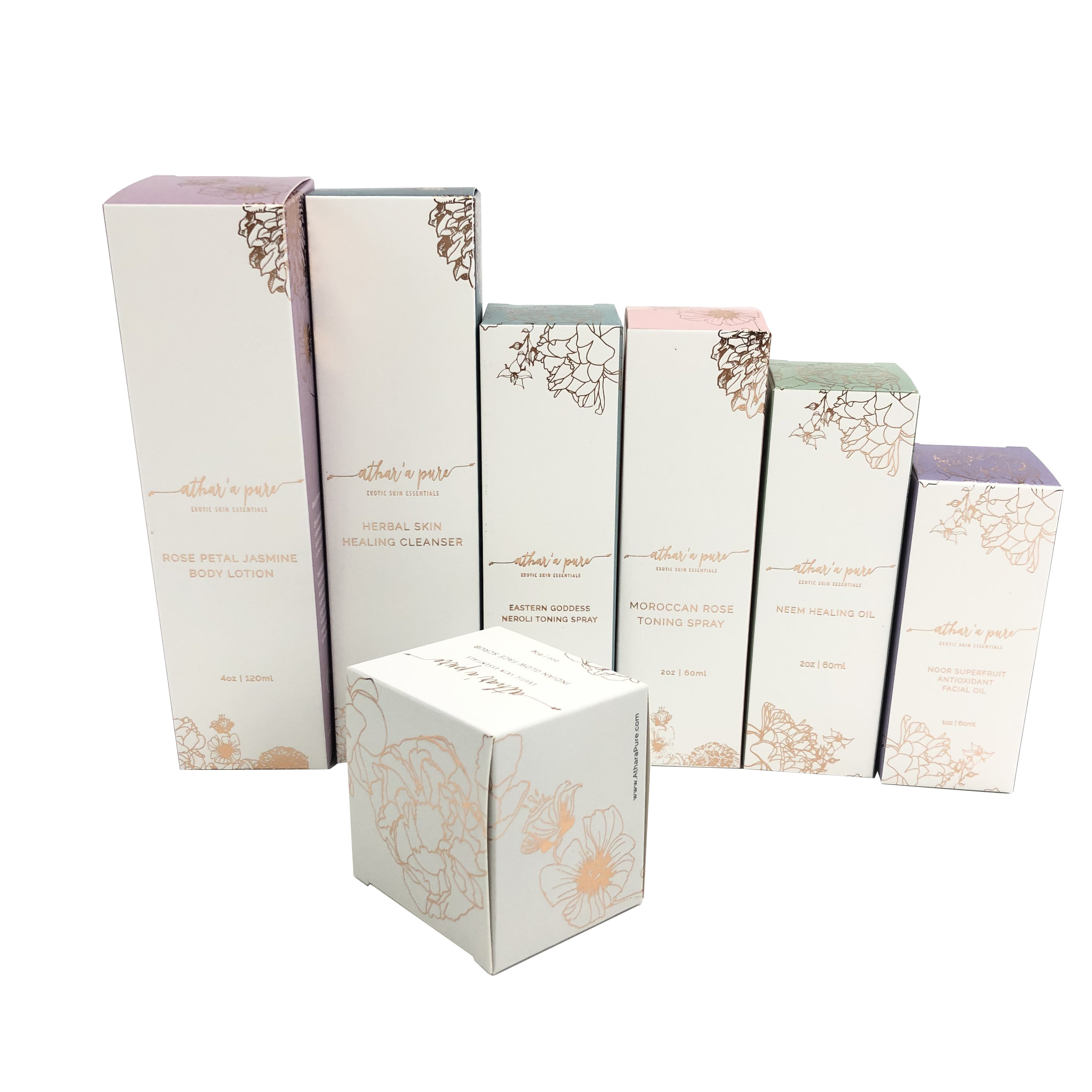 A caixa de papel de empacotamento cosmética reciclou imprimir de cor Logo Custom Eyelash Packaging Box com carimbo da folha de ouro