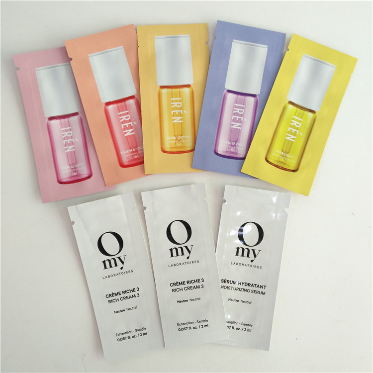 Aqueça - os cosméticos selados provam sacos lisos de empacotamento do selo dos lados da folha 3 de Mylar do malote dos saquinhos