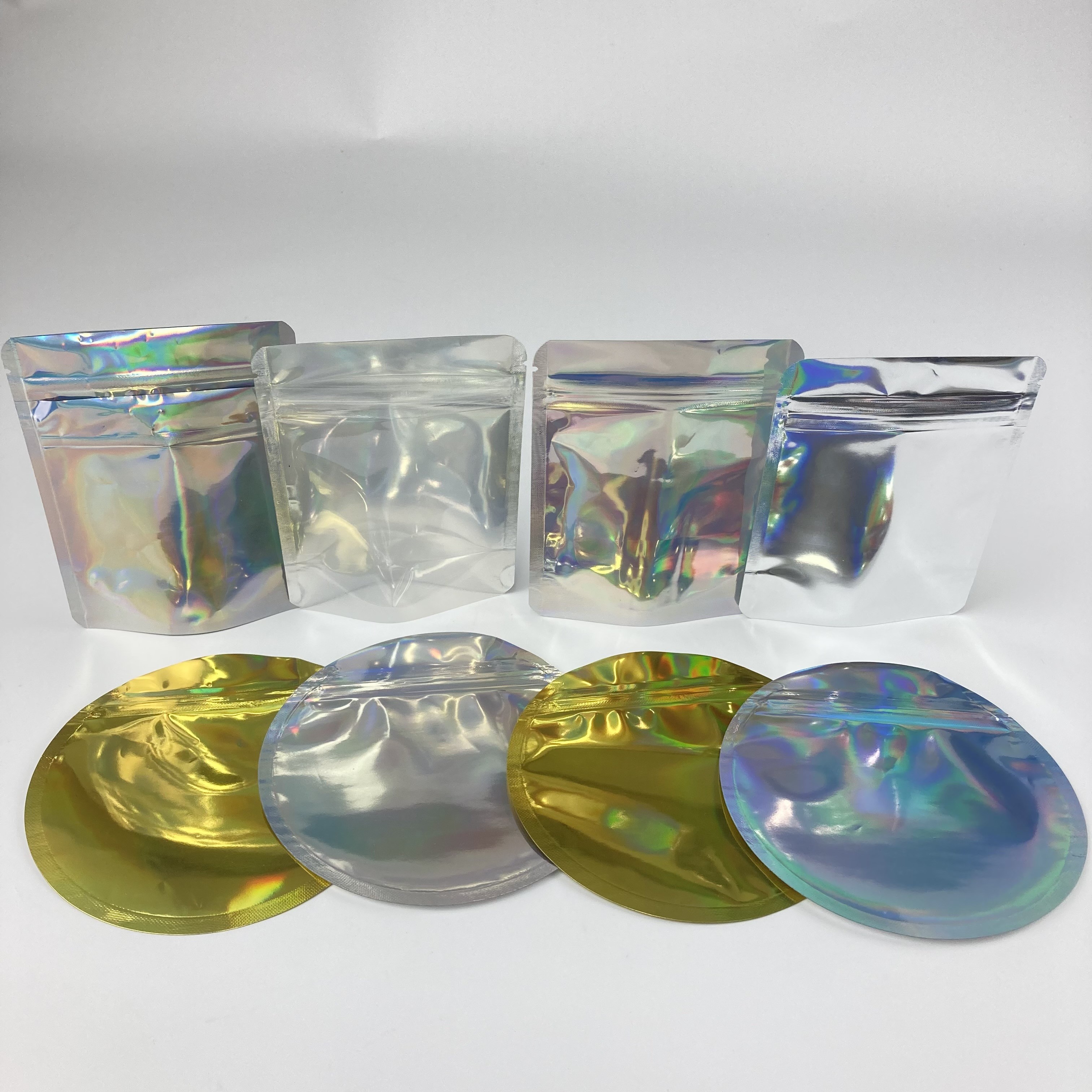 O suporte do empacotamento de alimento do petisco do chá da folha de alumínio ensaca acima a personalização do zíper