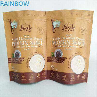 Impressão colorida Saco de embalagem de lanches MOPP VMPET PE Matt Finish Negro à prova de umidade