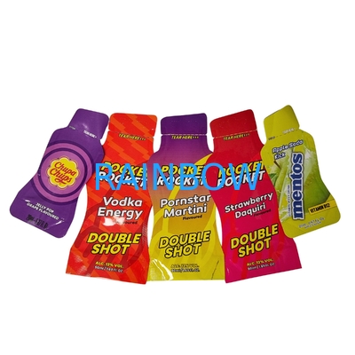 Saco de Mylar Holográfico Personalizado Impresso Embalagem Biodegradável Resealable para Sacos de Lanches de Alimentos