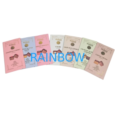 Impressão Personalizada Reciclável Pequena Embalagem de Alimentos Selável ao Calor Espessa Colorida Saco de Nozes de Alimentos Embalagem de Biscoitos Sacos de Lanches Embalagem